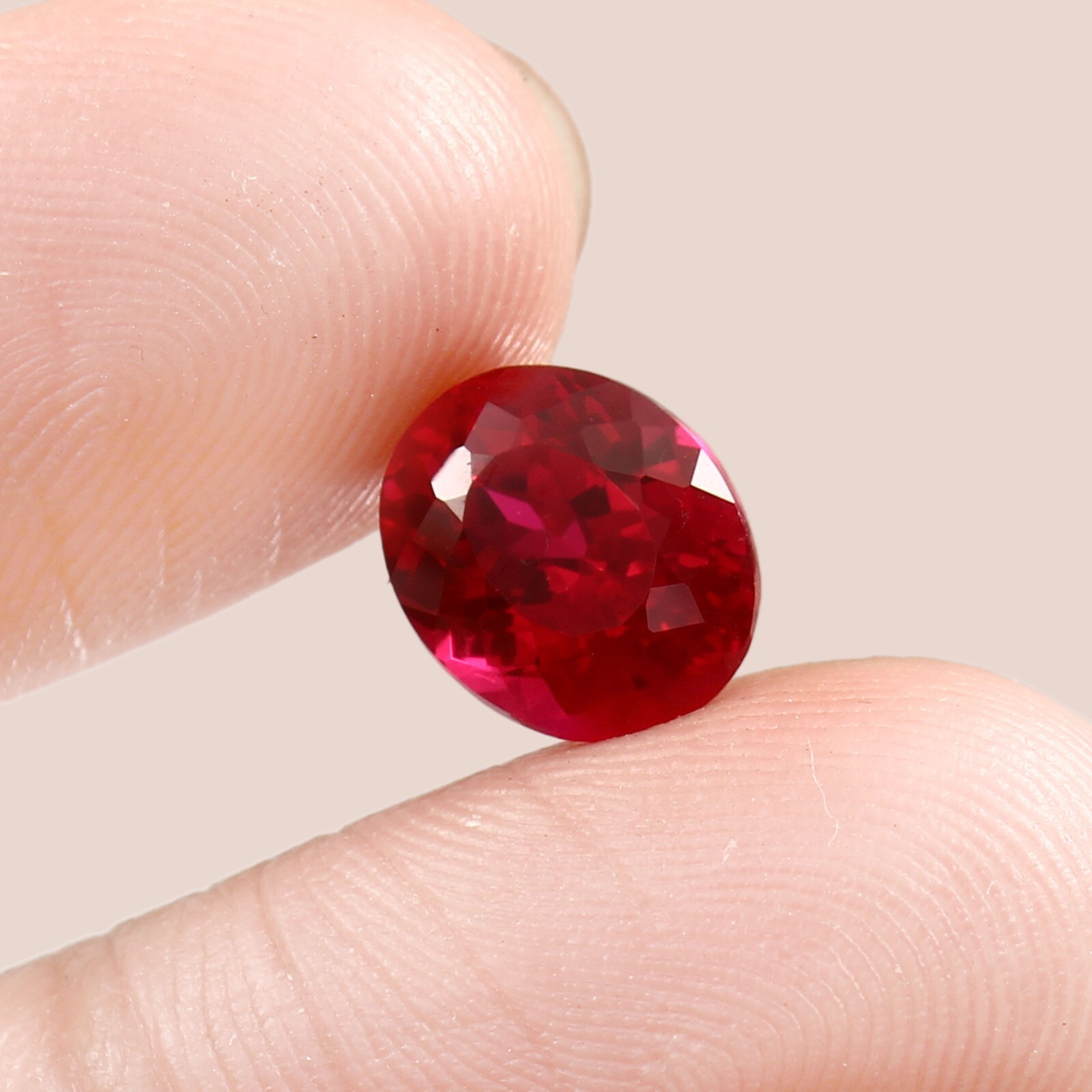 AAA Wonderfull Natural Blood Red Mozambique Ruby Loose Oval Gemstone Cut 12x10MM