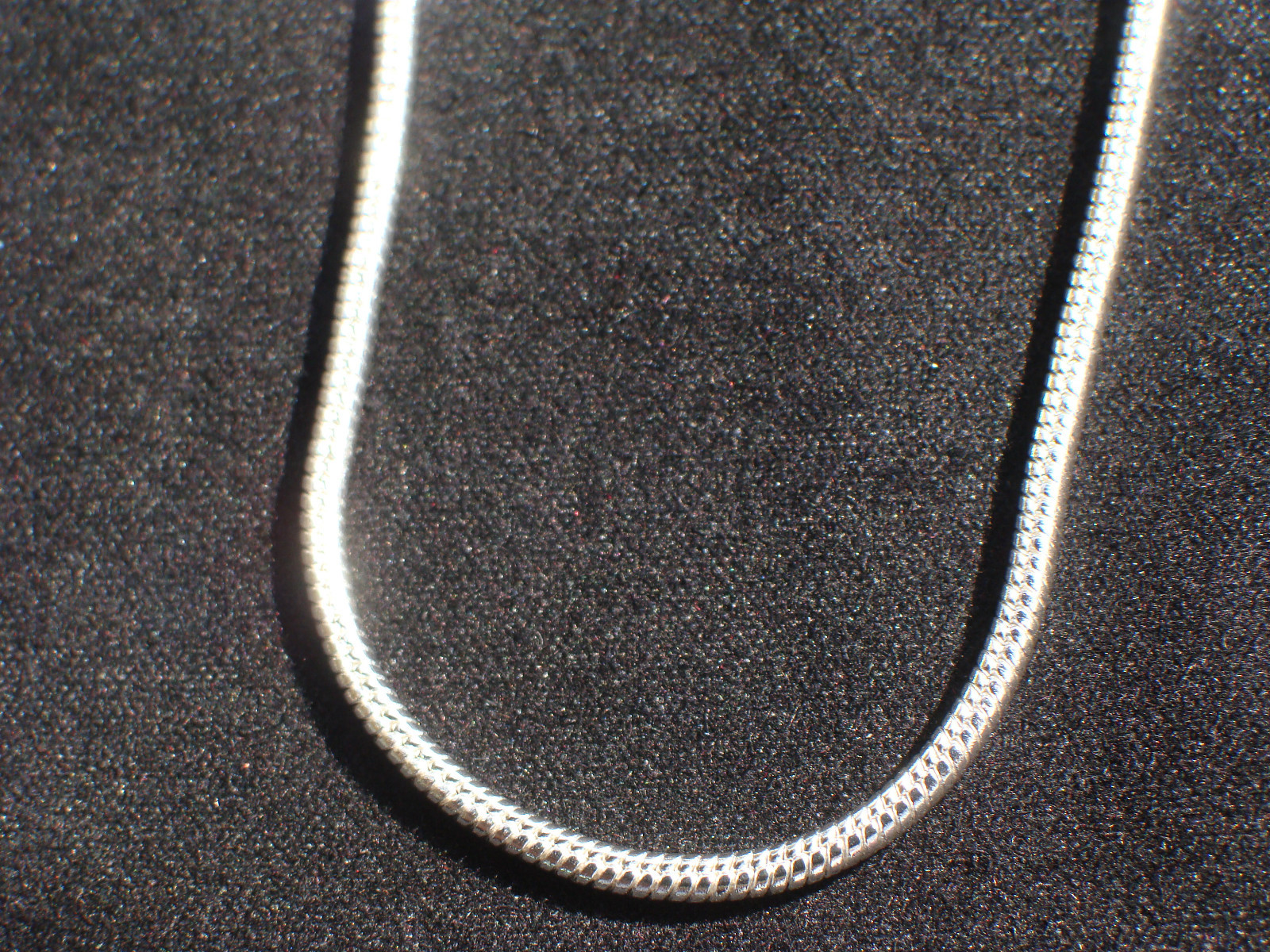 .925 Sterling Silver Snake Chain/ Necklace 16′ 18′ 20 22′ 24′ 26′ 28′ 30 1mm