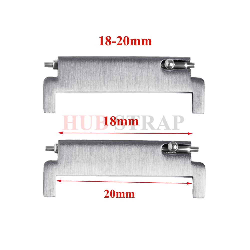 Watch Strap Adapter Pair Quick Release Connectors 18mm to 20mm 22mm 20mm to 22mm