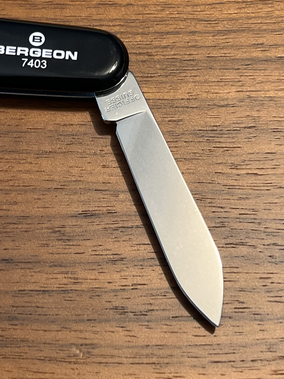 Bergeon 7403 Victorinox Watch Case Back Opener Knife
