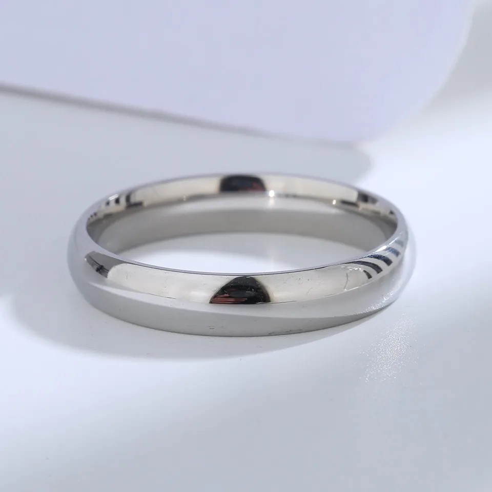 SOLID .925 Sterling Silver Wedding Band Ring For Men And Women Multiple Sizes