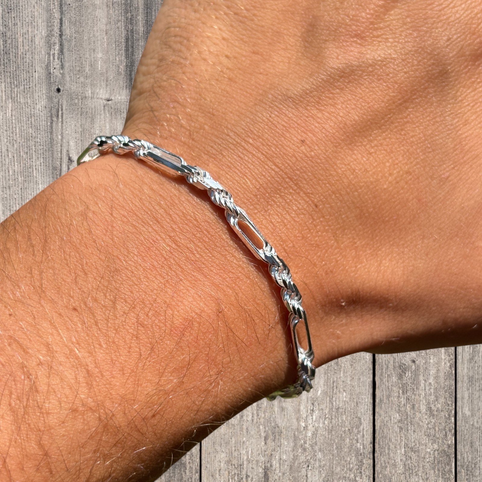 6mm Figarope Milano Bracelet – Solid 925 Sterling Silver Or 14k Gold Vermeil