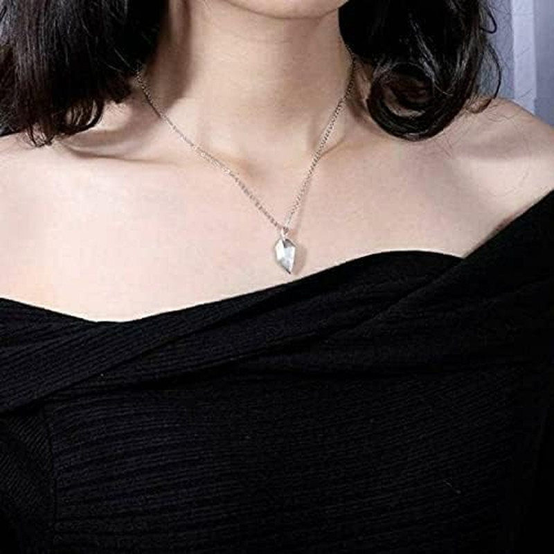 Matching Necklaces for Couples Bff Birthday Christmas Gifts, Heart Friendship Ne