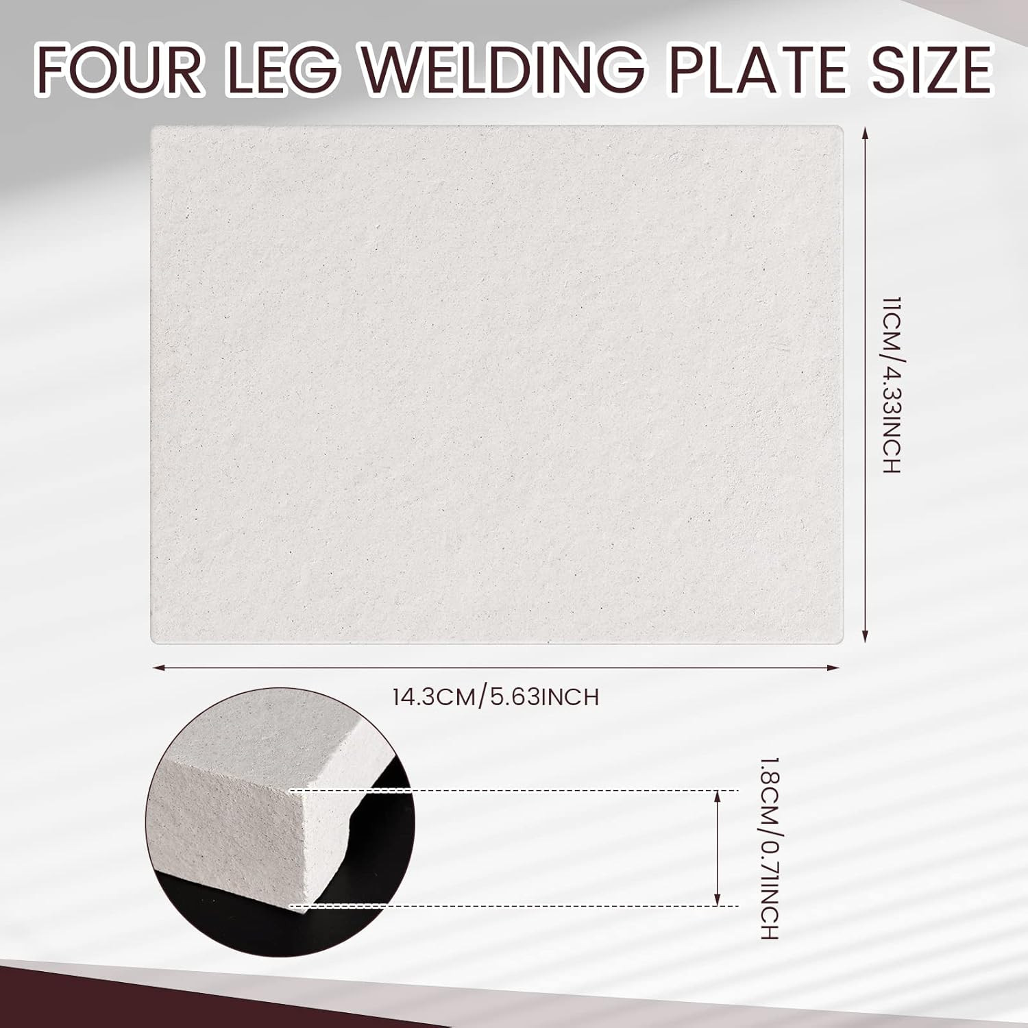 2 Pieces Ceramic Honeycomb Soldering Board Jewelry Block Welding Heat Proof Mat