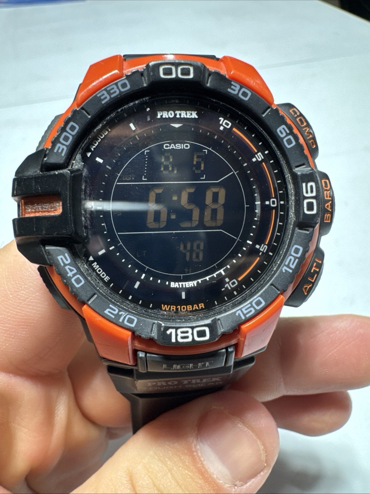 Casio Pro Trek PRG-270 Black/Orange