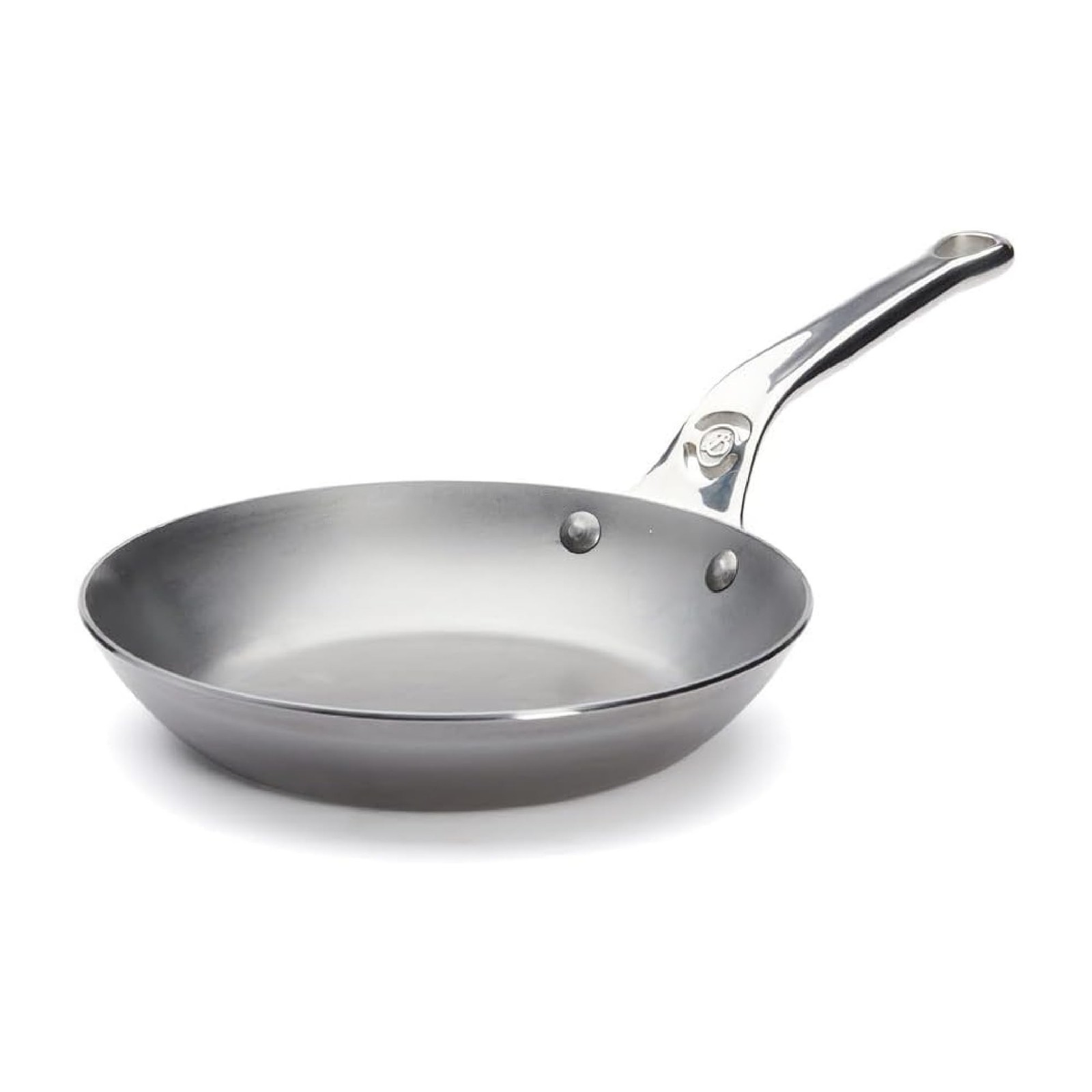 de Buyer MINERAL B Pro Carbon Steel Fry Pan – 8” Diameter, 5.5” Cook