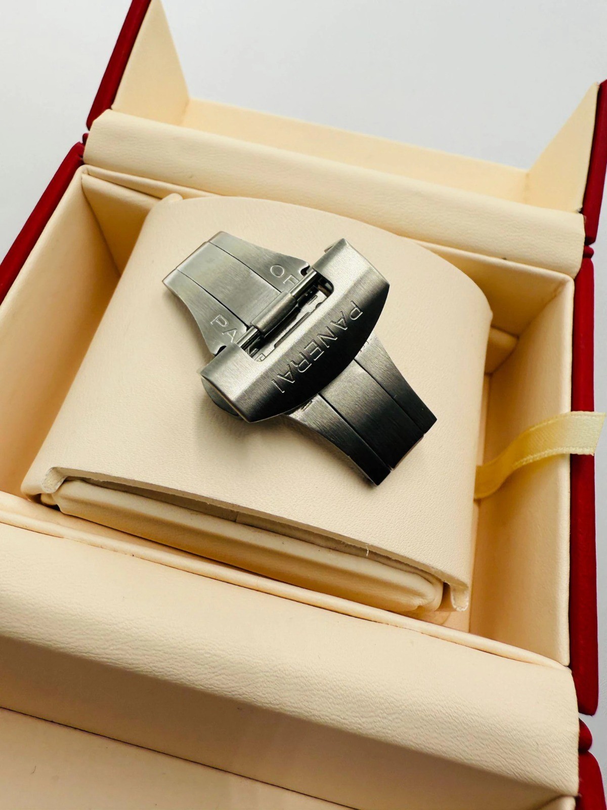22mm Panerai Stainless Steel Deployment Clasp PBJE Brushed Finish