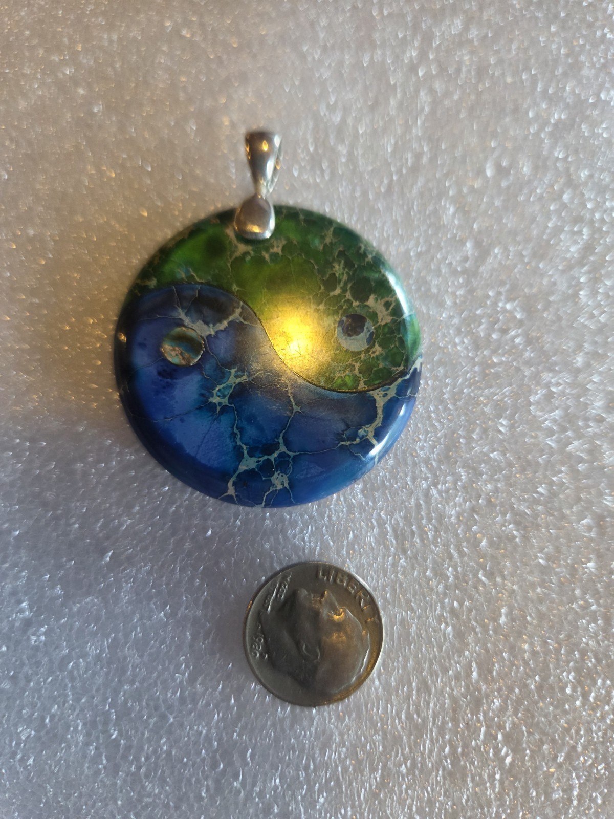 Yin Yang Jasper Pendant P31