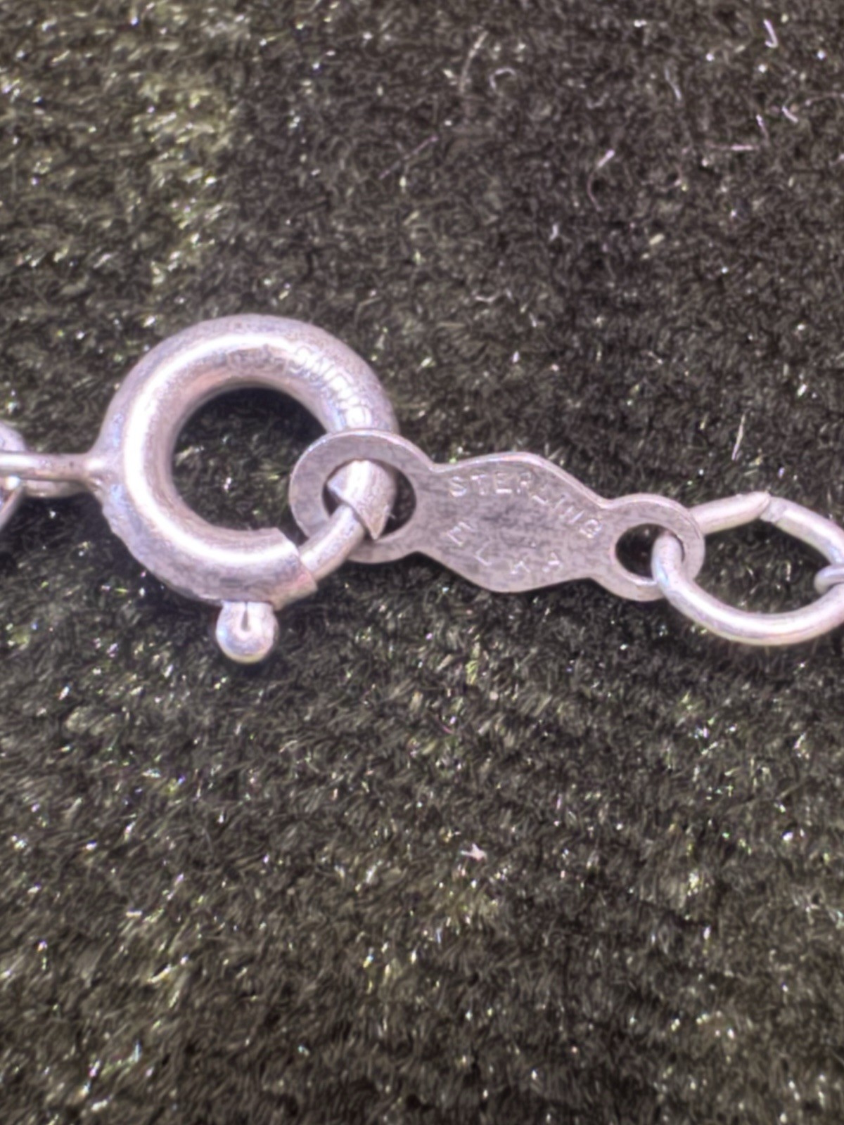Sterling Cable Chain Necklace 18” Spring Ring Clasp Signed ELKA