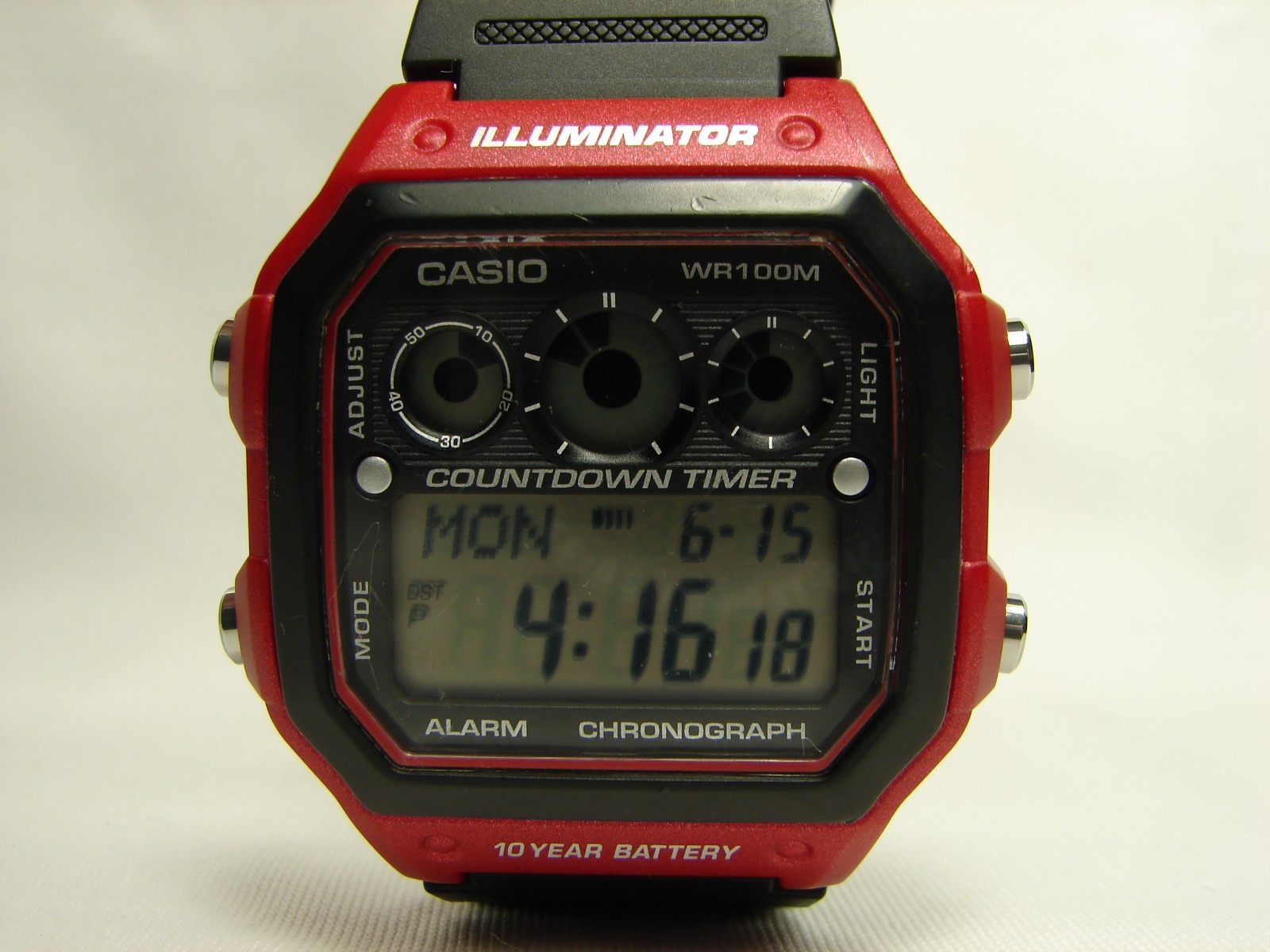 Mens CASIO Illuminator AE-1300WH & AE-1200WH Digital Watches Lot