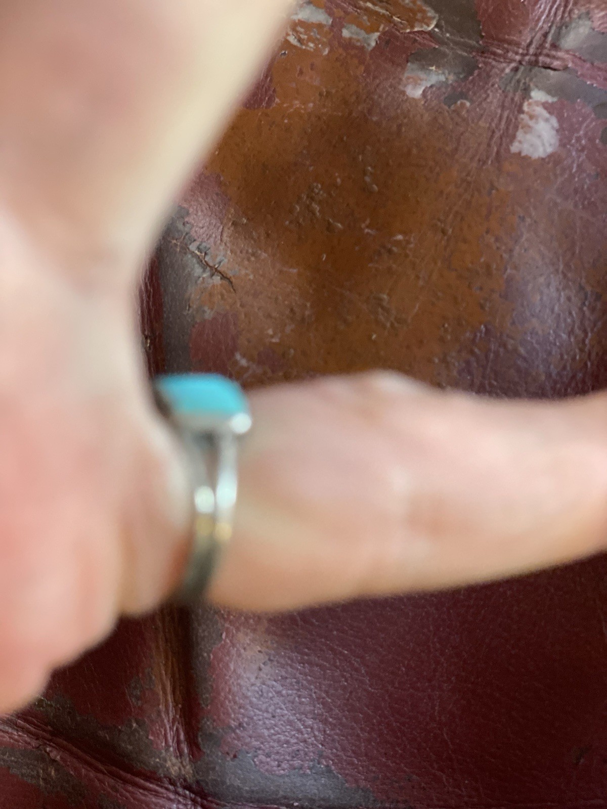 turquoise ring size 6wght2grams