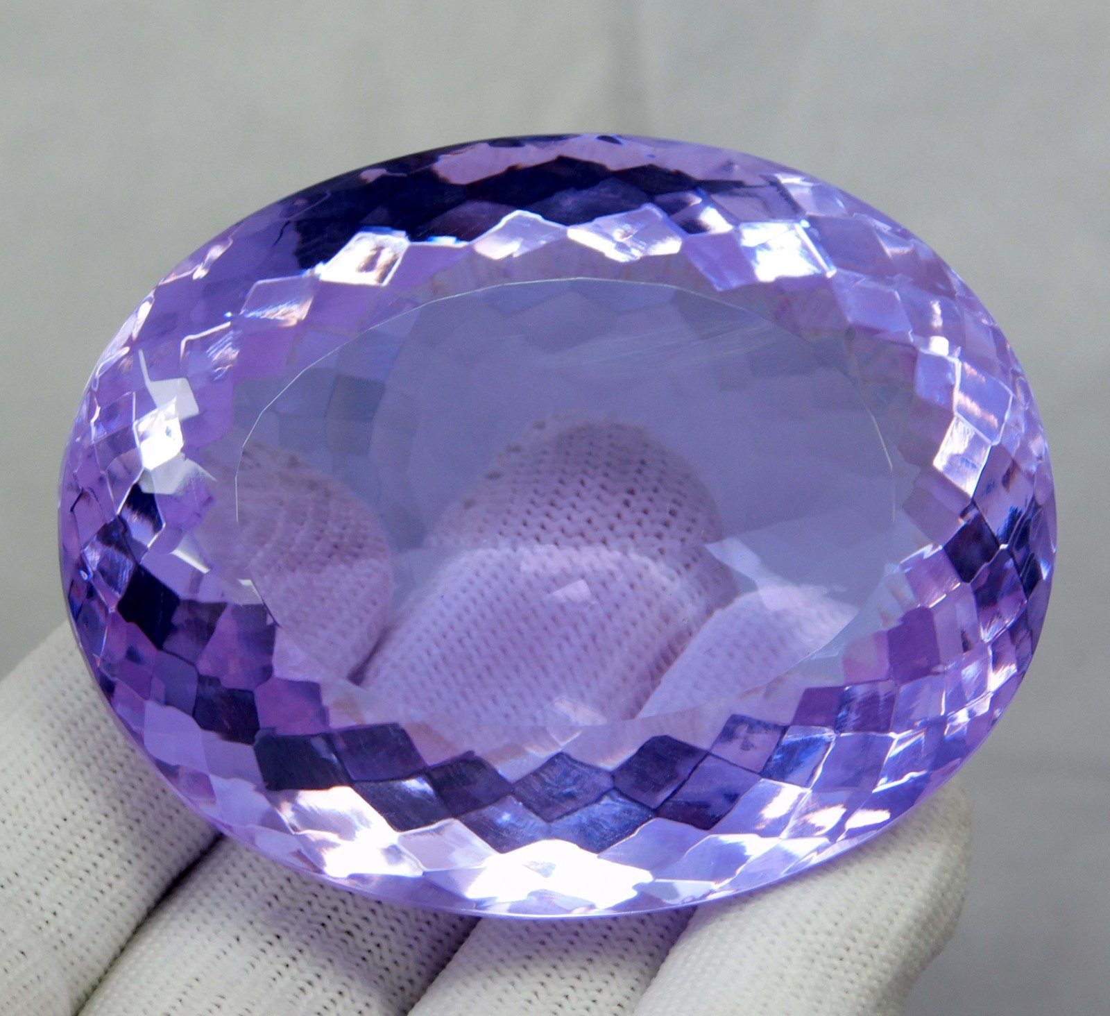 Huge 659.65 Ct Natural Purple Amethyst Zambia Oval Cut Certified Gemstone