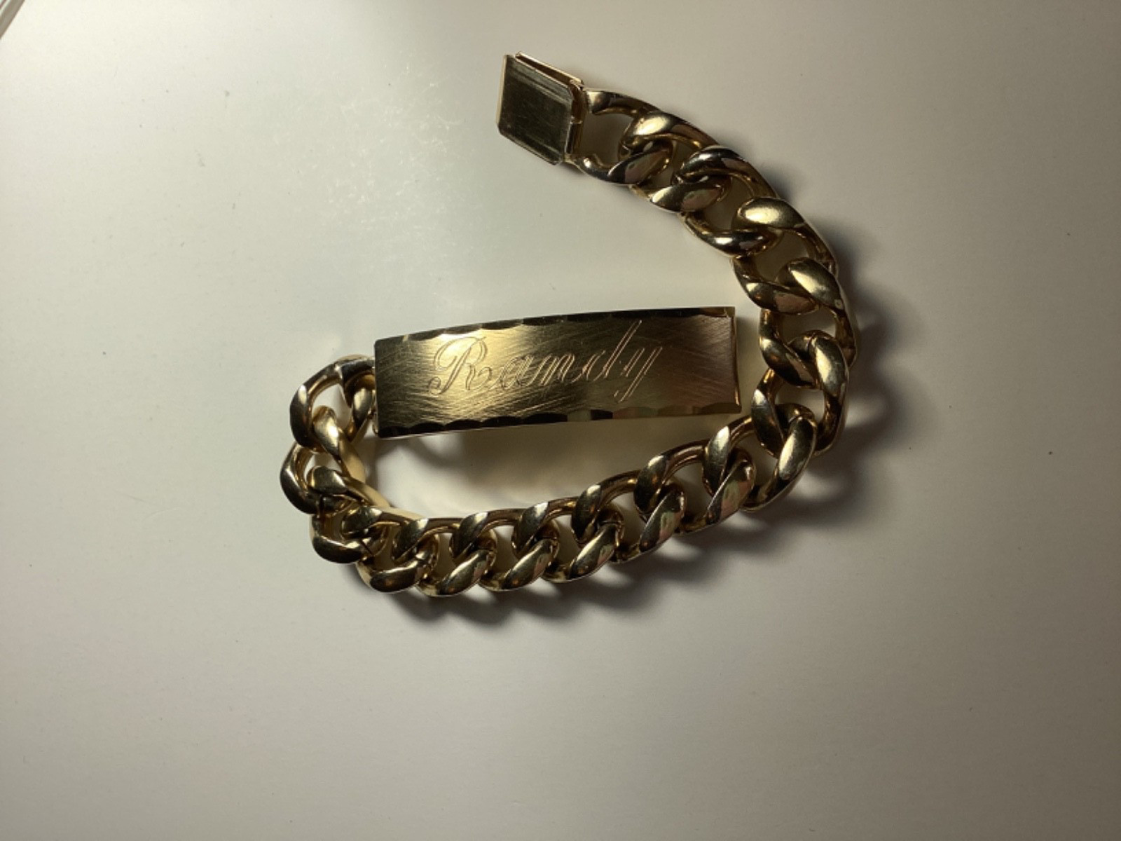 Vintage Speidel USA ID Bracelet Randy 7”
