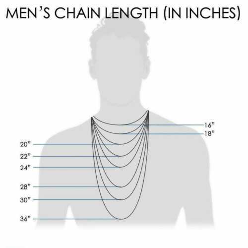 18k Solid Miami Cuban Necklace Chain Yellow Gold 4mm 26″ Inch Genuine Real