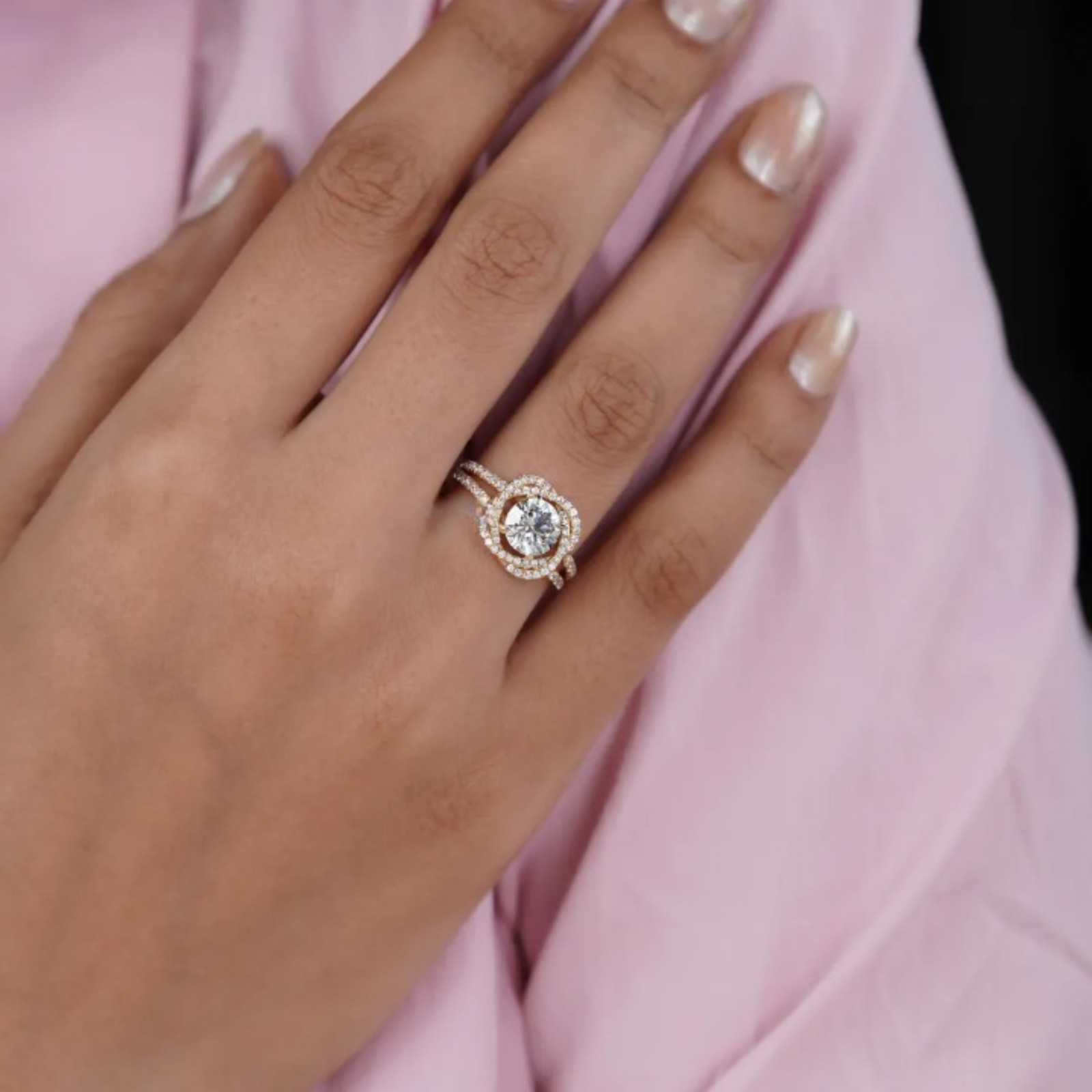 Solid 14k Yellow Gold 1.50 CT Lab Grown Diamond Ring | Round Cut Certified Gift
