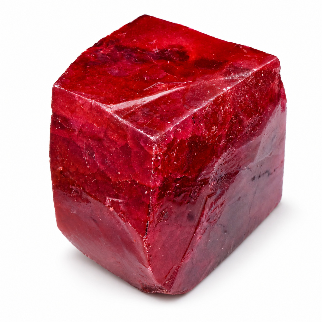 Ruby Red 1222 Ct Red Ruby Natural Huge Size Uncut Rough CERTIFIED Loose Gemstone