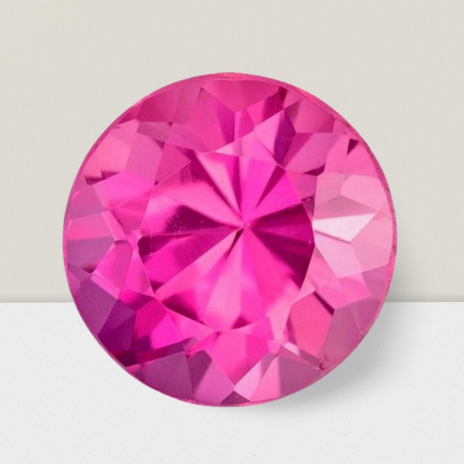 Pink Tourmaline Round Cut Gemstone 0.50 Cts – 5 mm Lustrous Loose Gem #