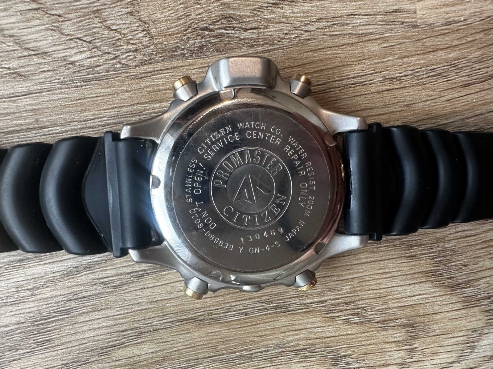 Vintage Citizen Promaster Hyper Aqualand Diver Watch D208-089839 Digital As Is