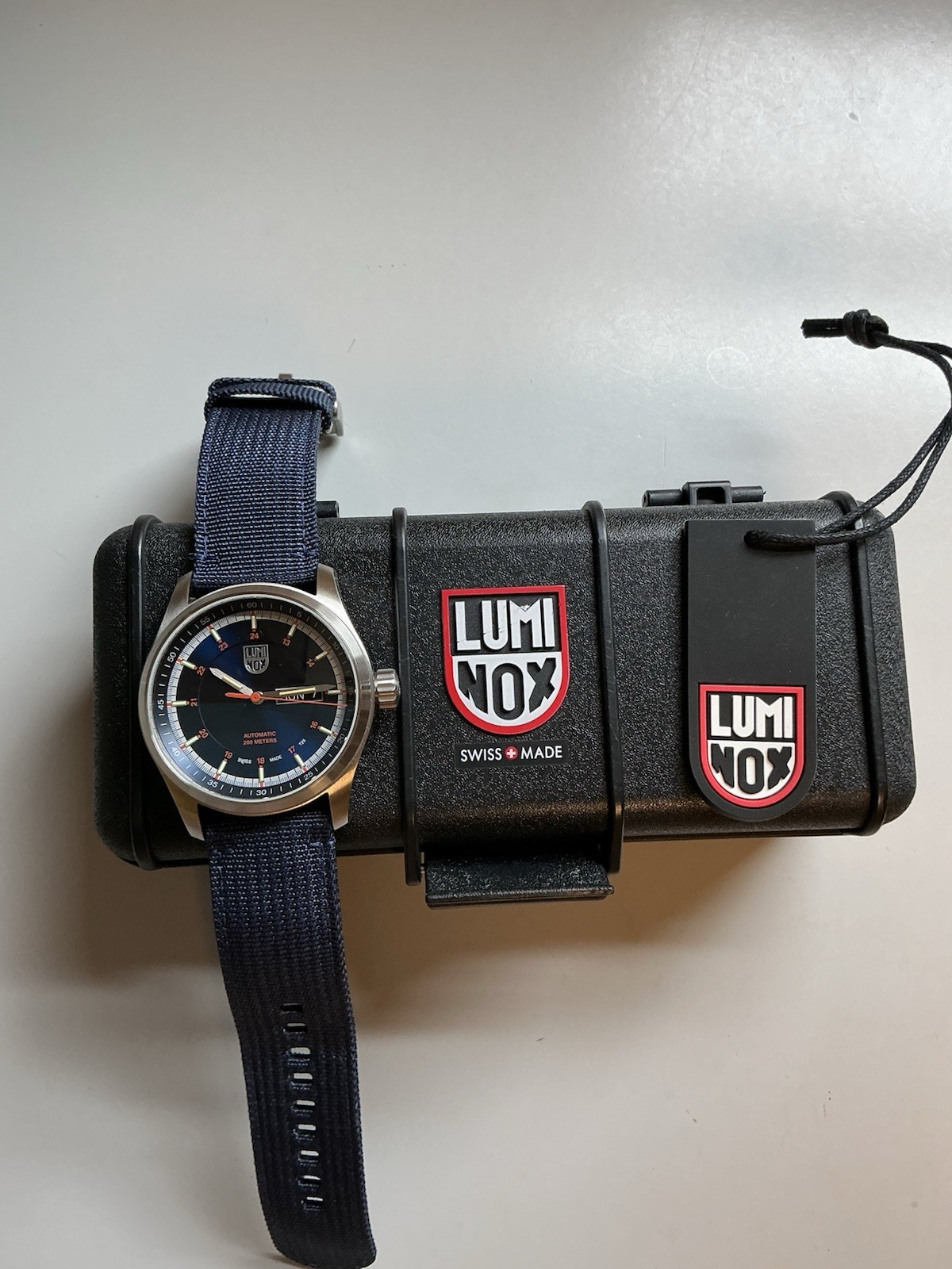 Luminox Atacama Field 44mm Silver Stainless Steel Case and Blue Dial