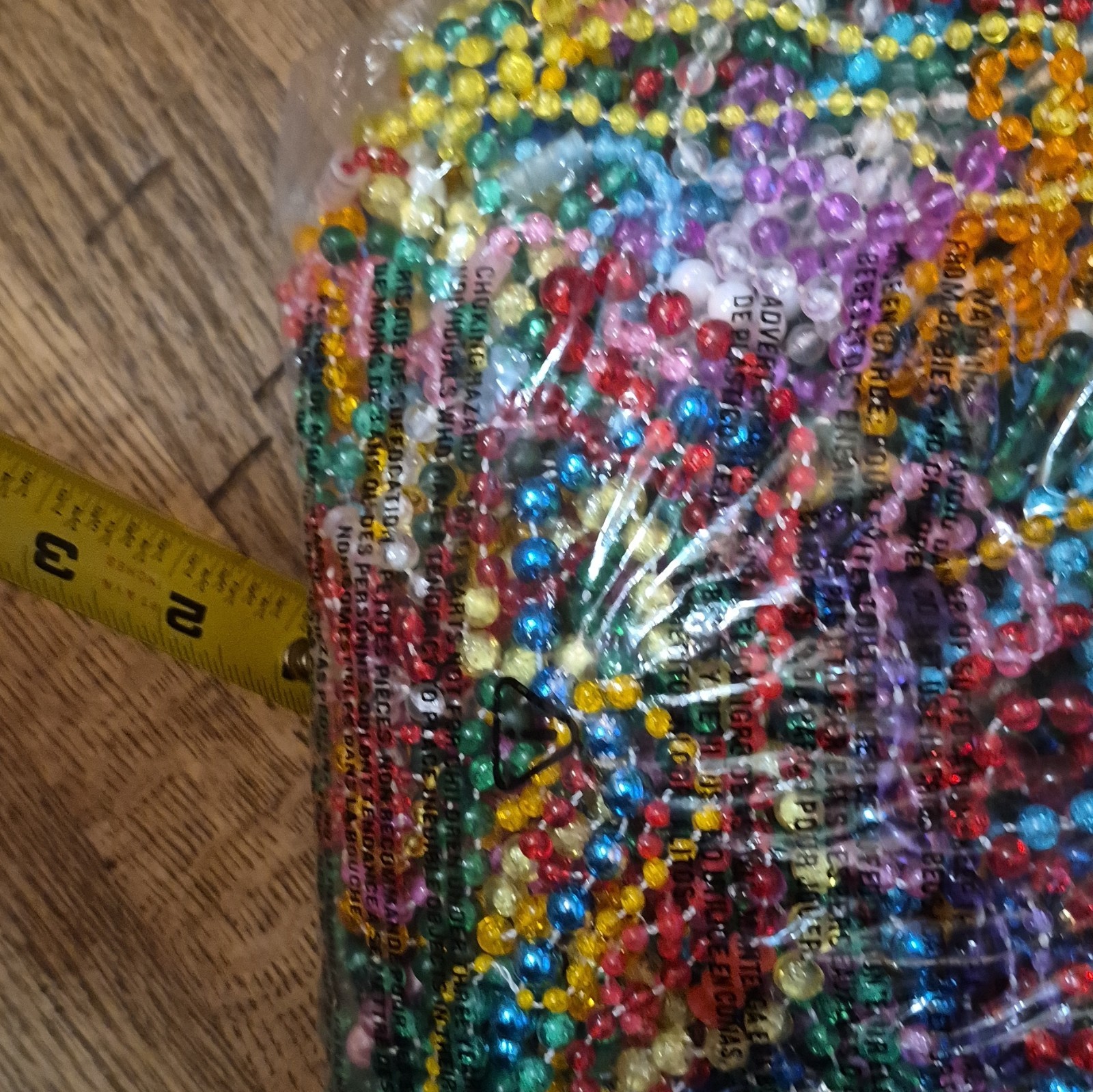 Mixed Lot Multicolor Plastic Bead Necklaces & Bead Strands, Unisex Adults