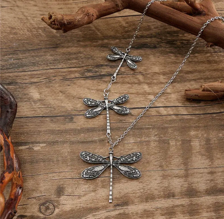 BRIGHTON BEACH Dragonfly Pendant Necklace