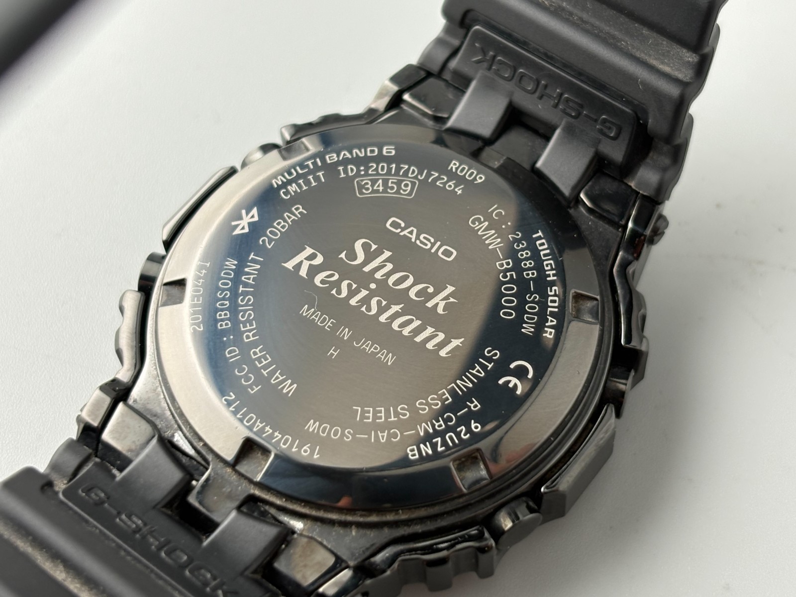 [Excellent+5] CASIO G-SHOCK GMW-B5000G-1JF Tough Solar Black Men’s Watch