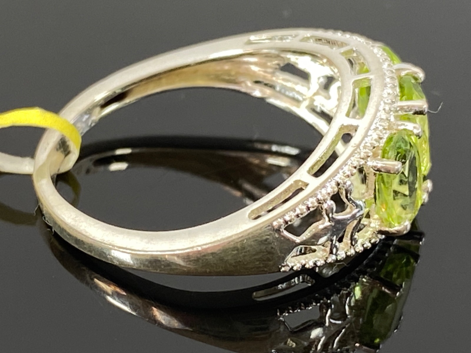 Sterling Silver STS CHUCK CLEMENCY Peridot Ring New w/ Tag – Size 6 / 2 Grams