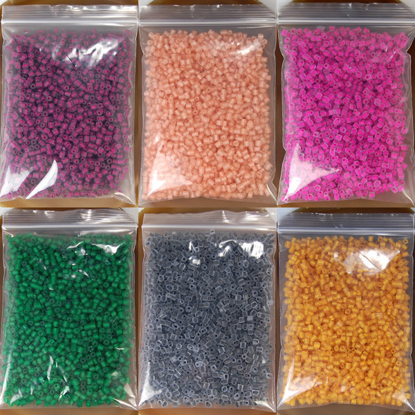 Wholesale 110g(1600pcs) 3×3.5mm Faceted Glass Seed Beads Jewelry Making DIY