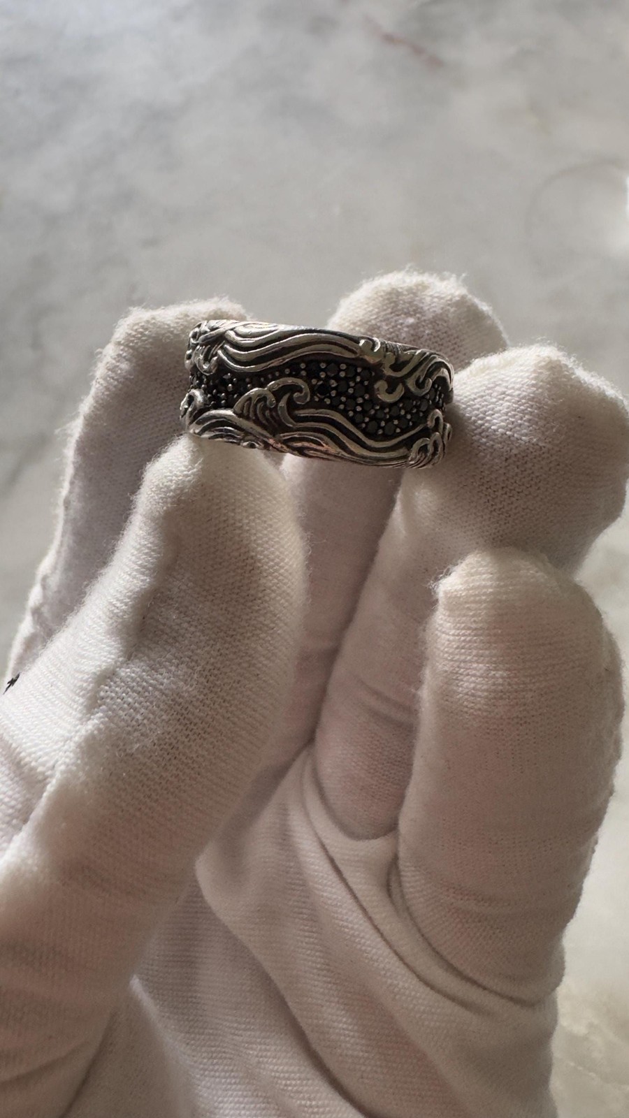 David Yurman Waves Band Ring
