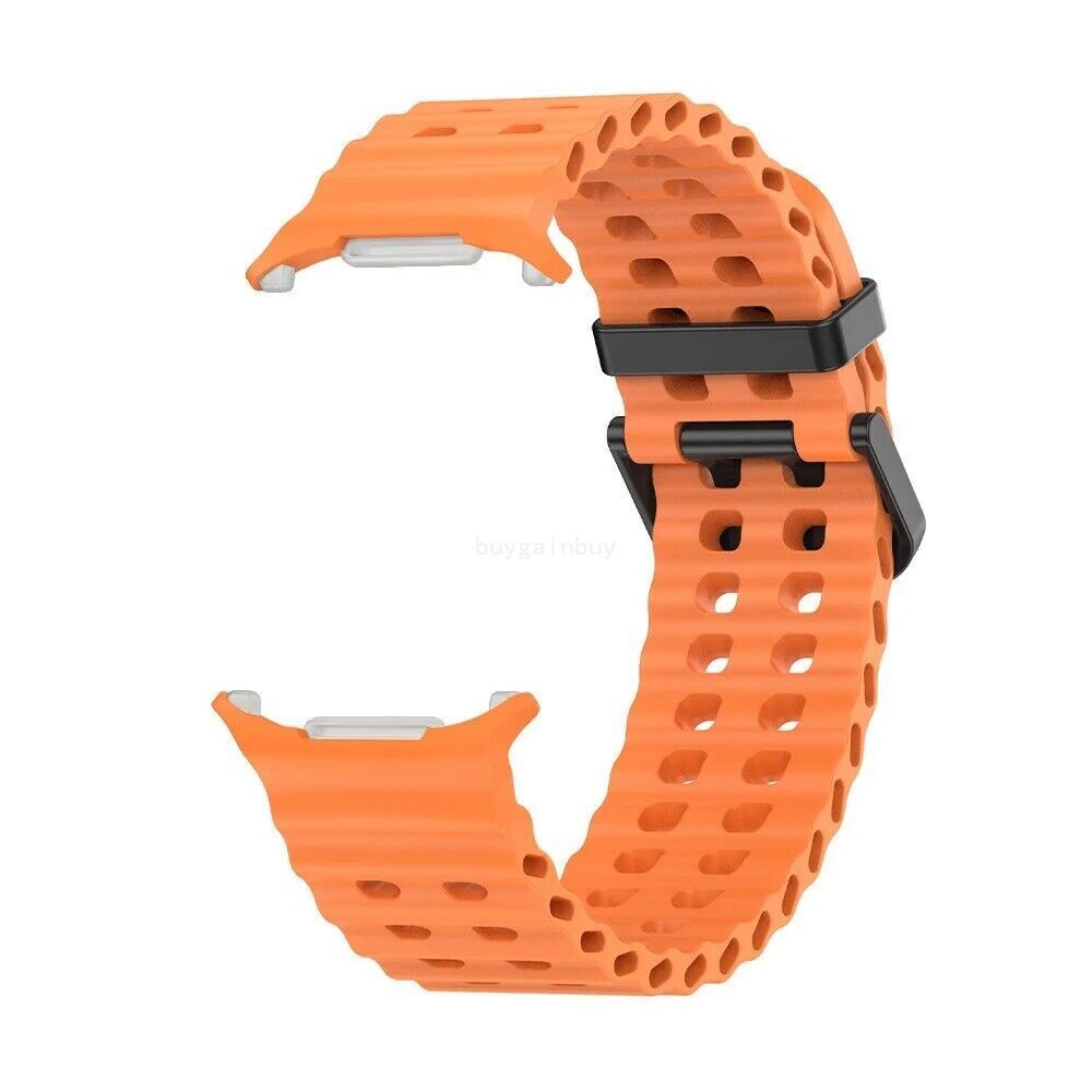 Smartwatch Silicone Bracelet Sports Band For Samsung Galaxy Watch 7 Ultra 47mm