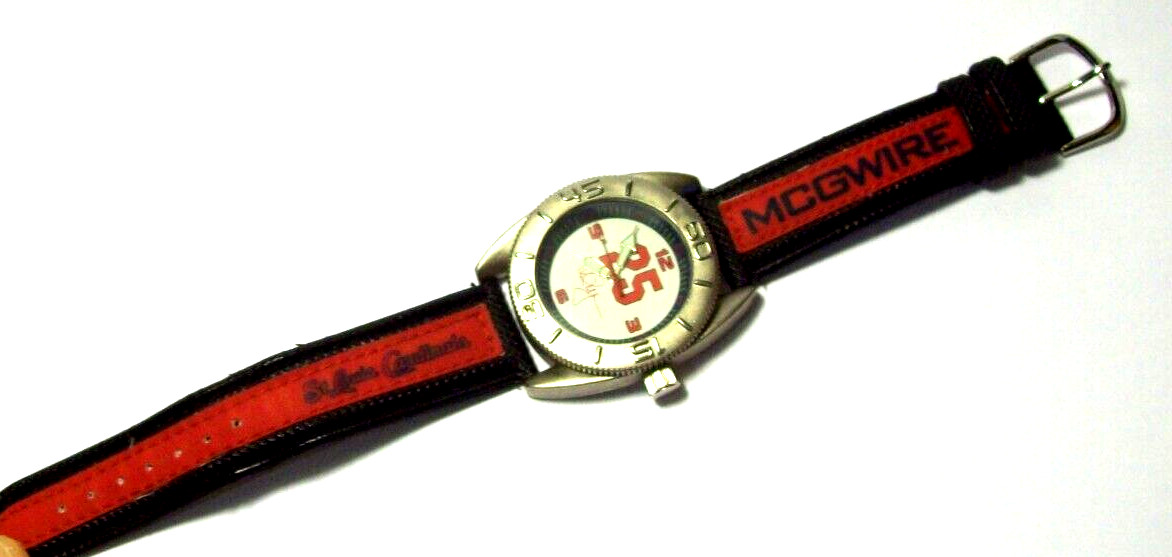 RARE Mark McGwire Watch Special Edition ’99 Collector fits 6.5-7.75″ Runs Great