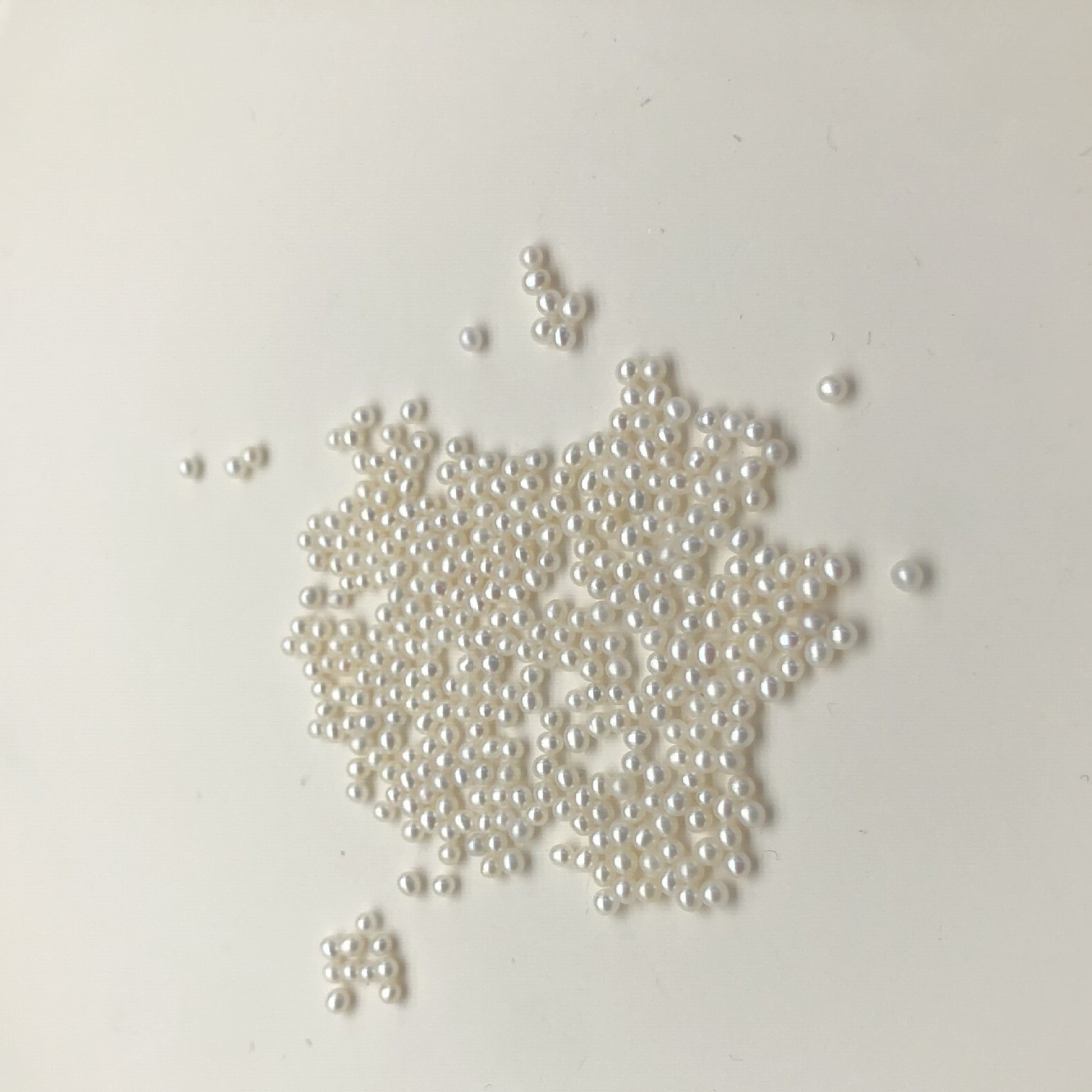 White 2-13mm Complete Round Freshwater Pearl Loose Bead Various Sizes