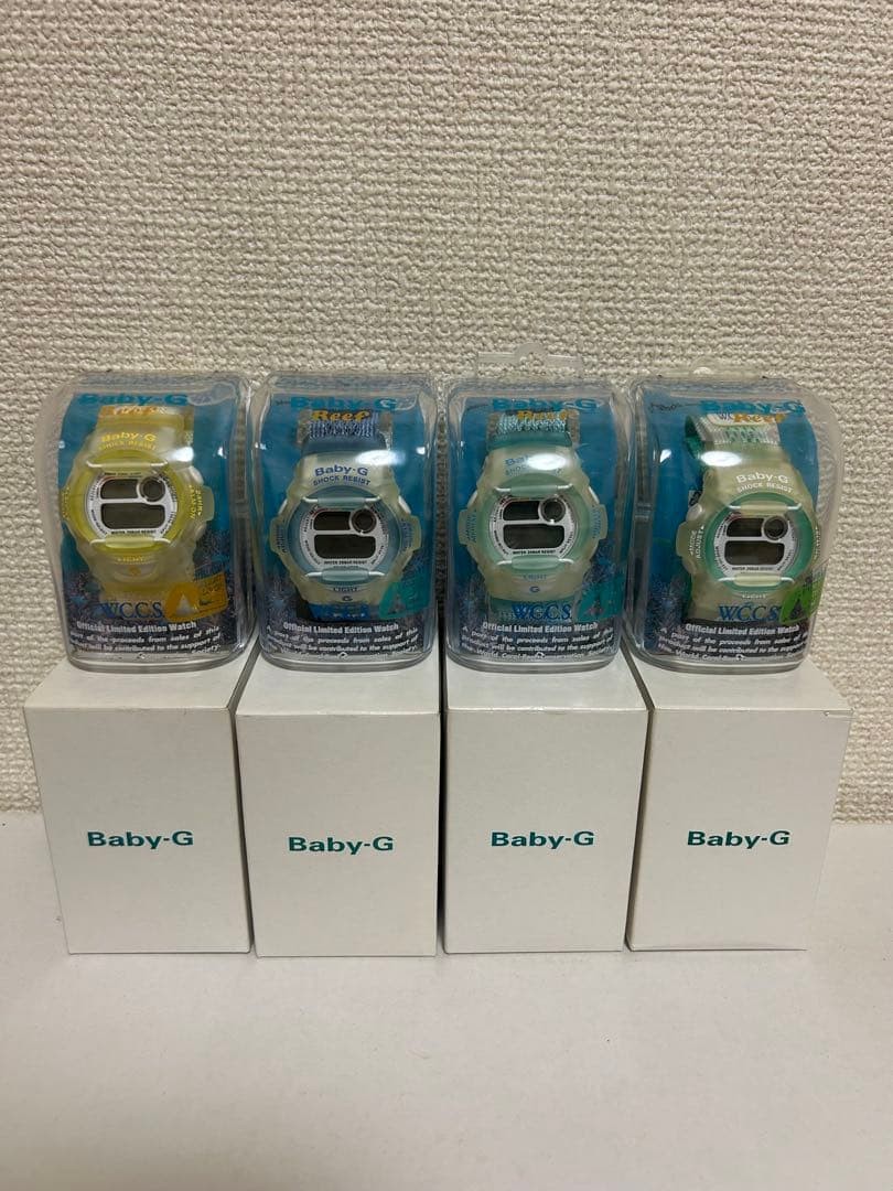 Unopened CASIO Baby G WCCS Limited Edition 4 Color Set