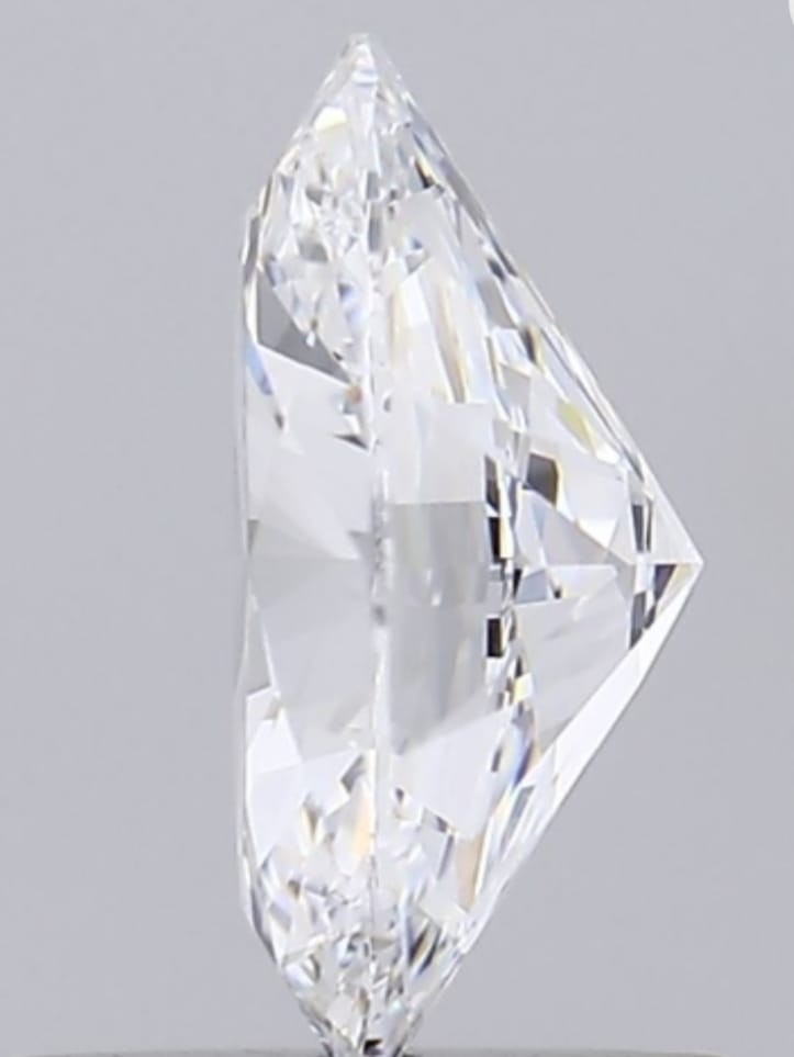 0.75 Ct Oval Cut IGI Certified Lab Grown CVD Diamond D Color VVS1 Clarity Stone