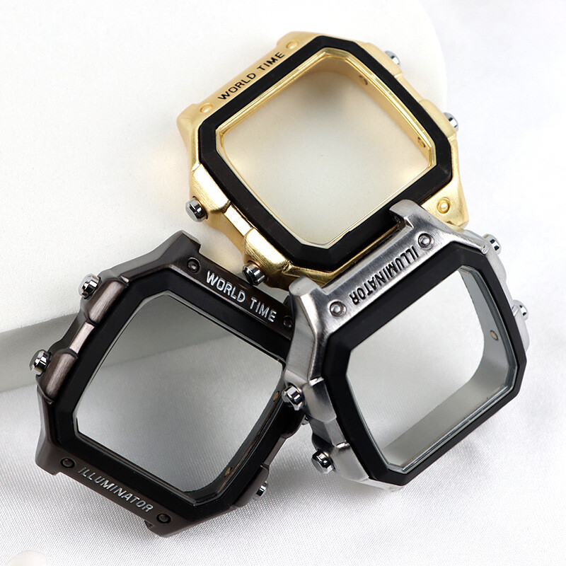 Metal Case For Casio AE1200 AE1300 Modified Stainless Steel Watch Case Shell