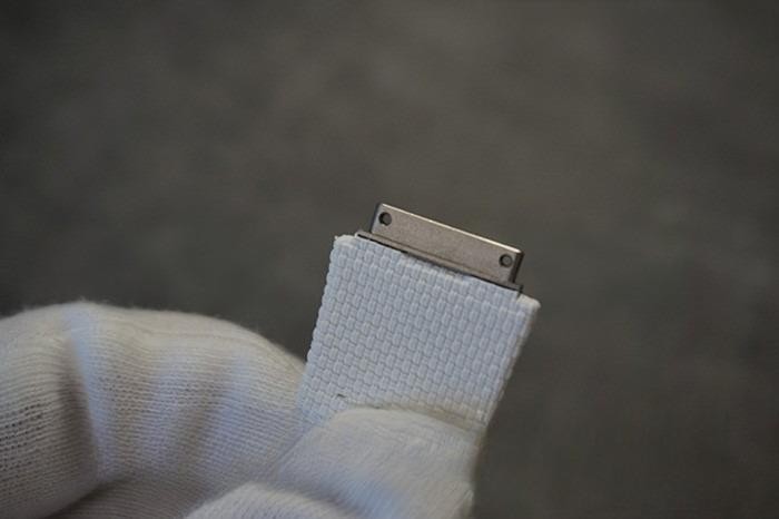 Replacement Light Gray Elastic Strap Watch Band Fits Richard Mille RM010