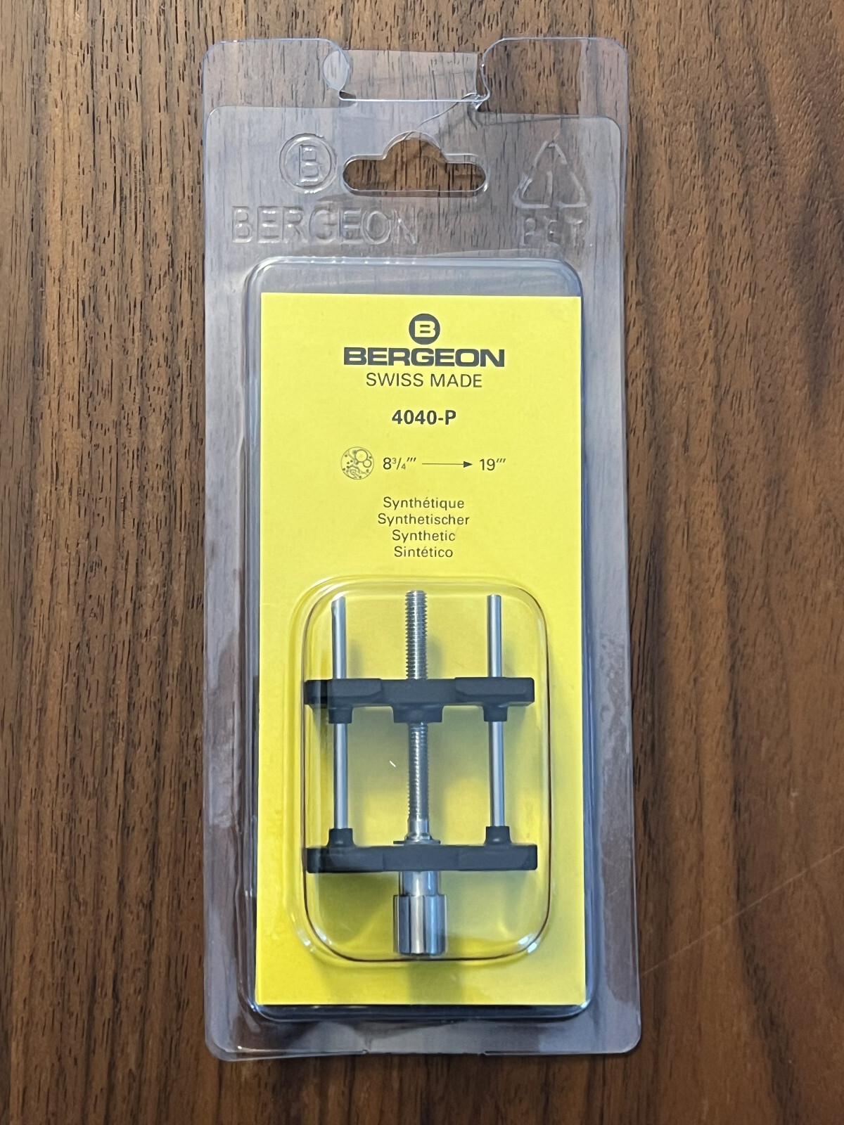 Bergeon 4040-P Extensible and Reversible Watch Movement Holder, Swiss
