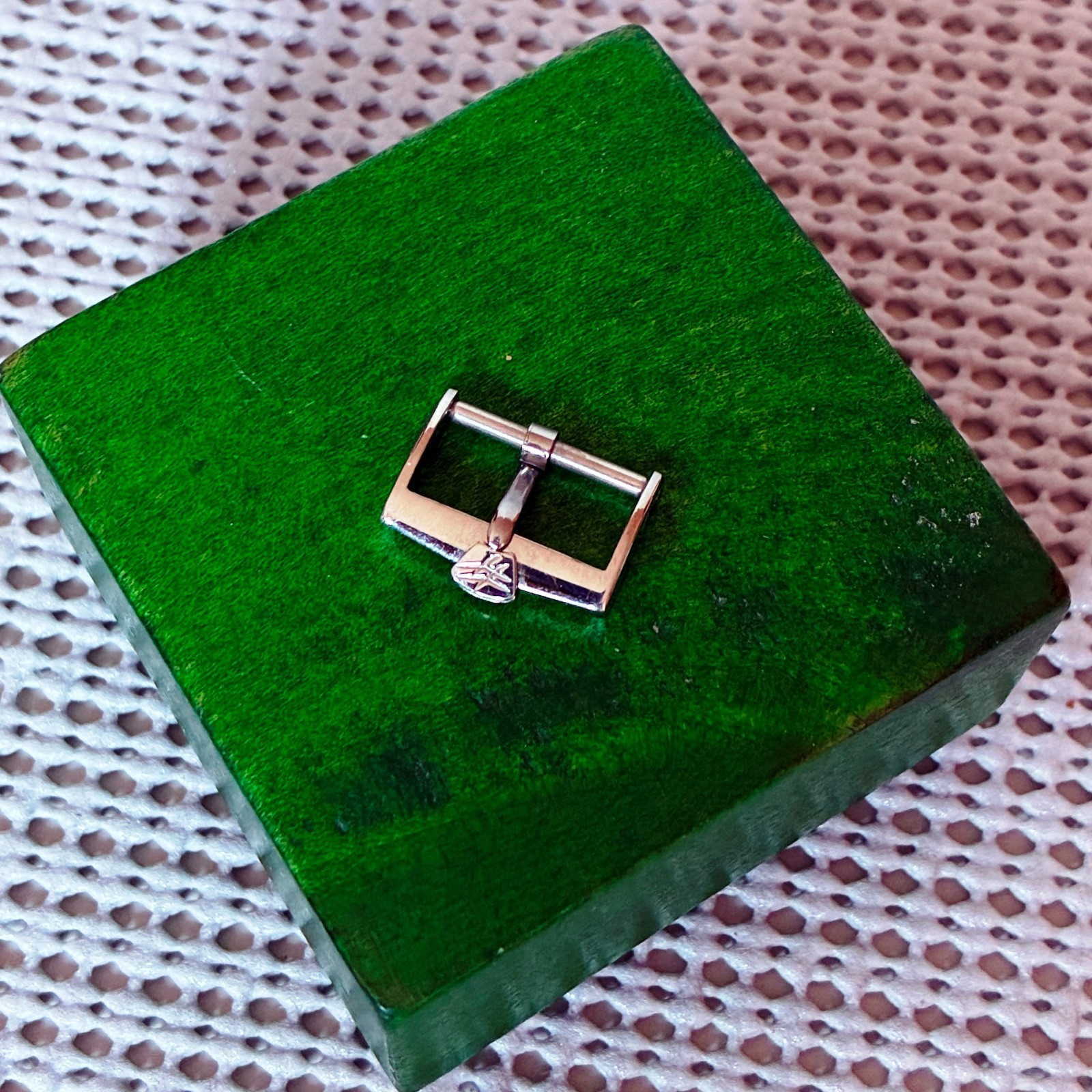 BREITLING VINTAGE SWISS STEEL PIN BUCKLE (16MM). EXCELLENT. 4 AVAILABLE/USseller