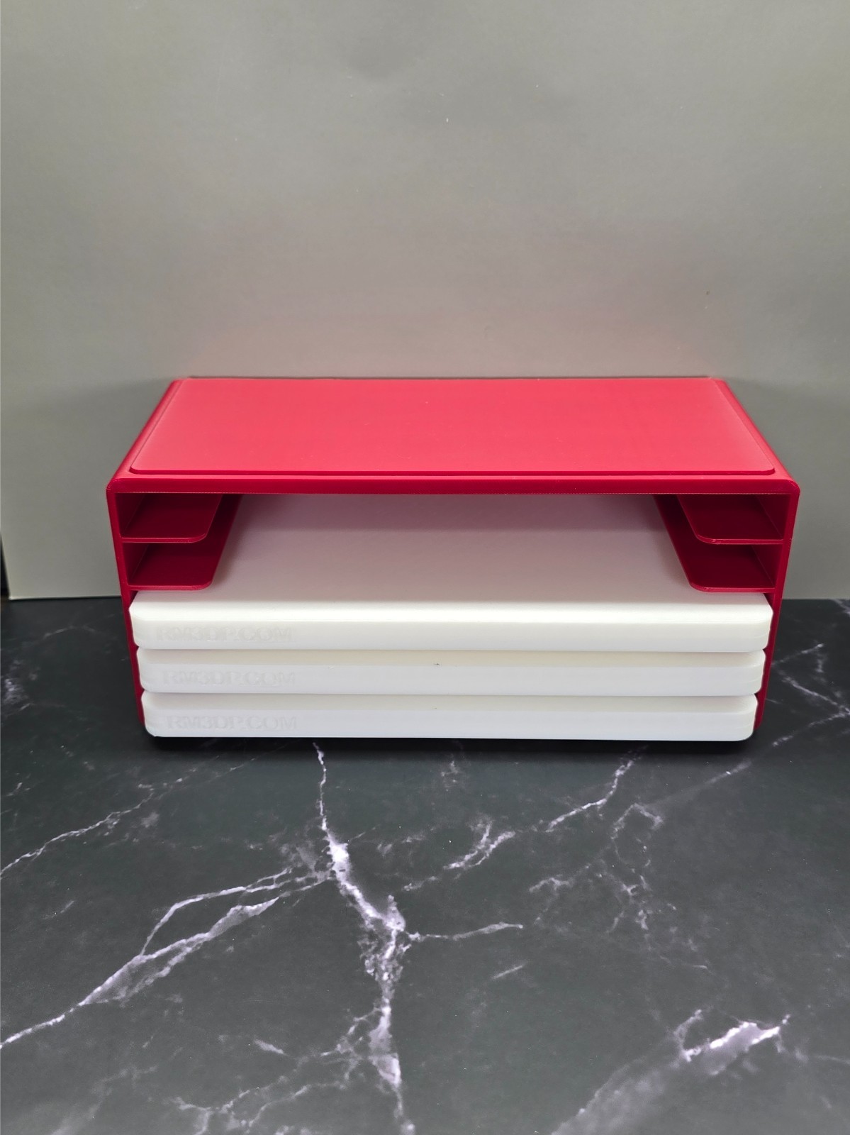 3D Printed Watch Parts Storage Cabinet, 5 Tray Organizer