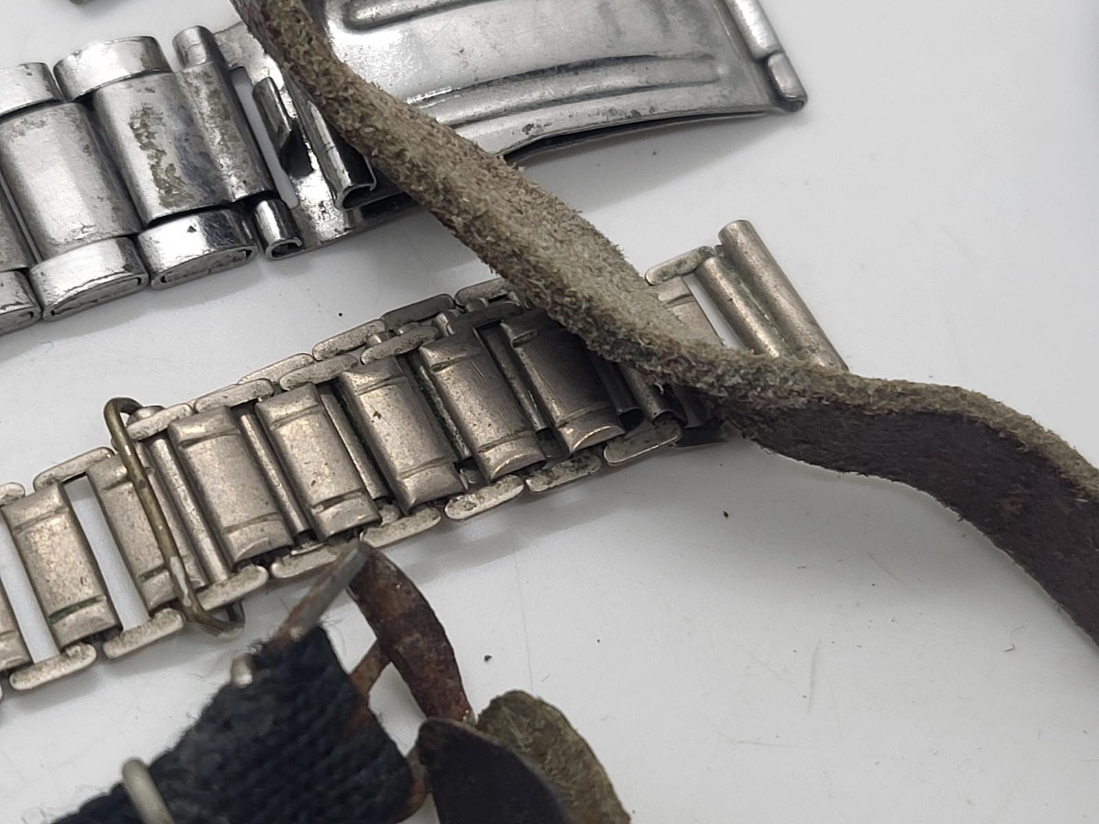 Wristwatch Parts Miscellaneous Straps Watch Bracelets Vintage Metal Spare parts