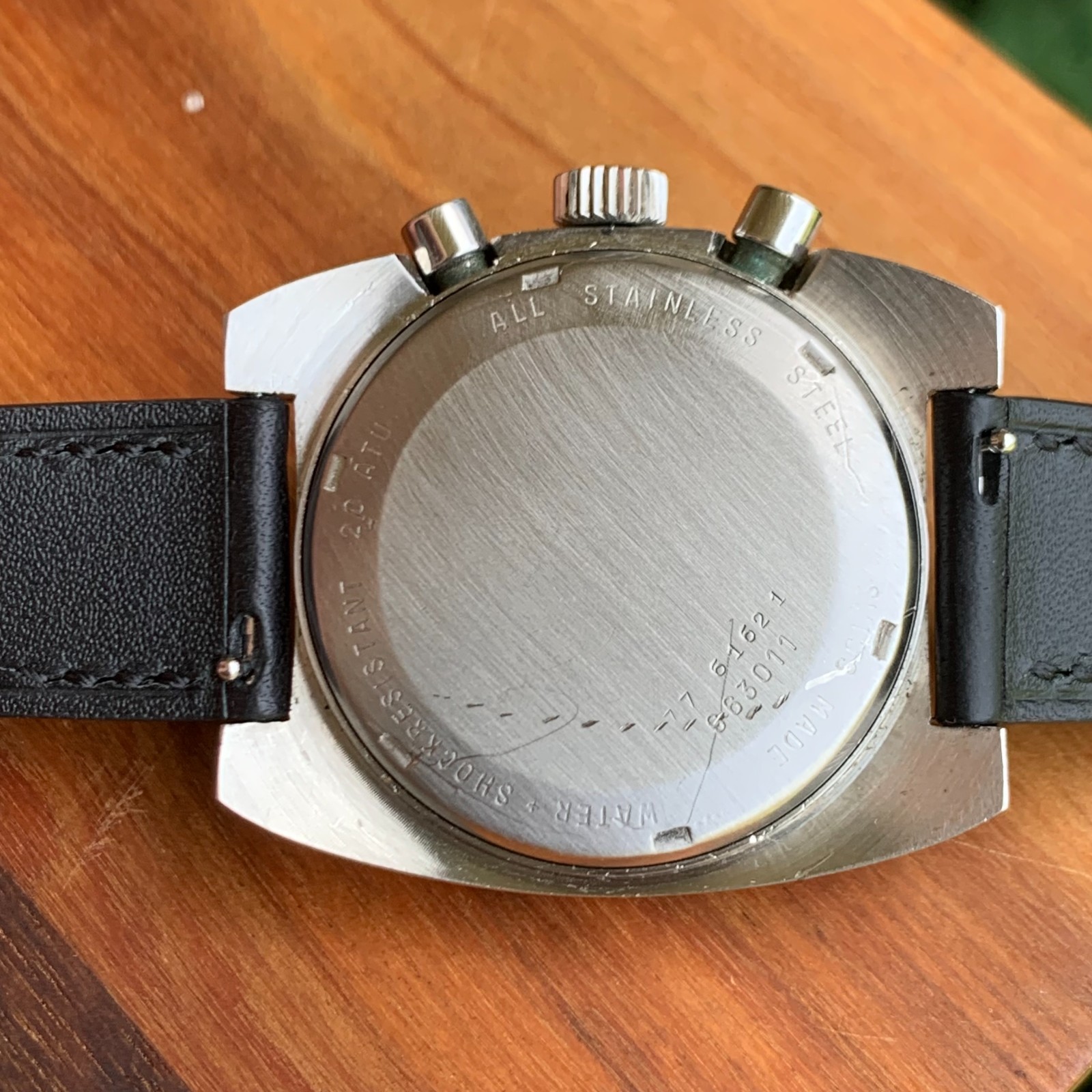Vintage Croton Chronomaster “Dato” Orange 963011 Chronograph 37.5mm – Serviced