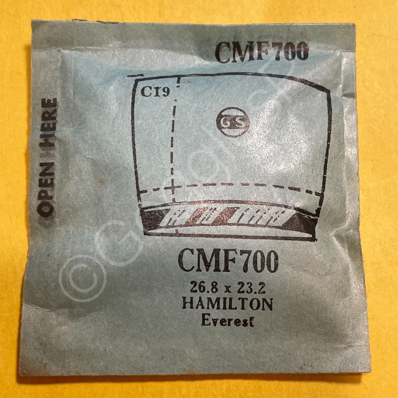 GS Cylinder Acrylic Crystals for Hamilton Watches (Choose by Model Name)
