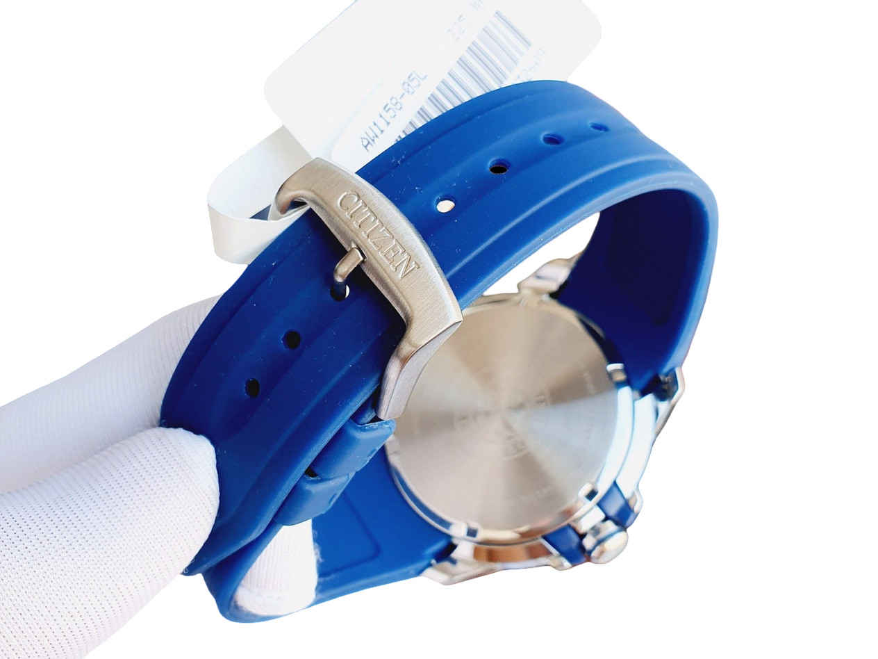 Citizen AR Blue Dial Blue Polyurethane Eco-Drive Men’s Watch AW1158-05L