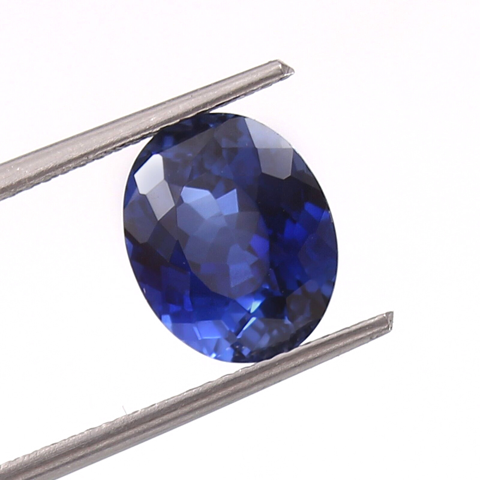 AAA Natural Flawless Ceylon Blue Sapphire Oval Loose Gemstone Cut 12×10 MM
