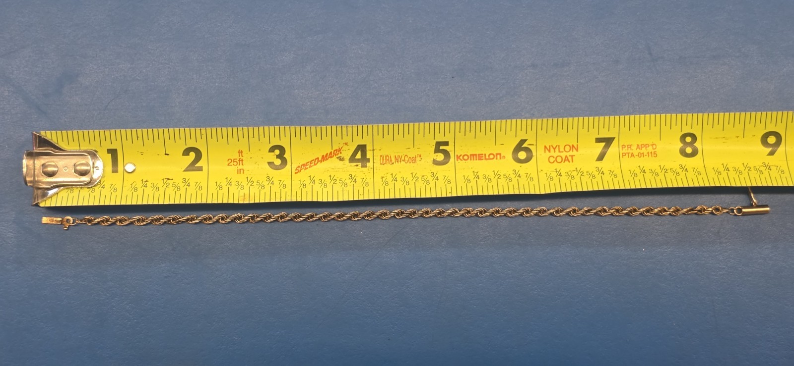 14K Yellow Gold Chain Braided Bracelet ~ 8.5in In Length 2 Grams