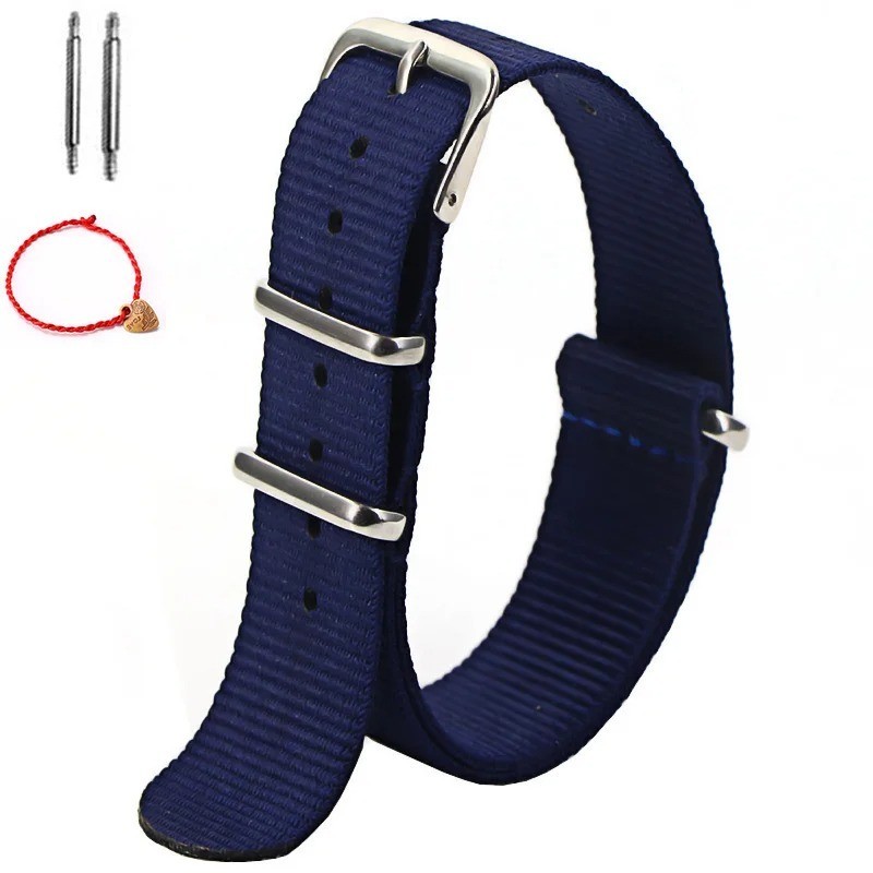 1pcs Nylon Strap 16mm 18mm 20mm 22mm Nylon Watch Band Replacement Watch Strap
