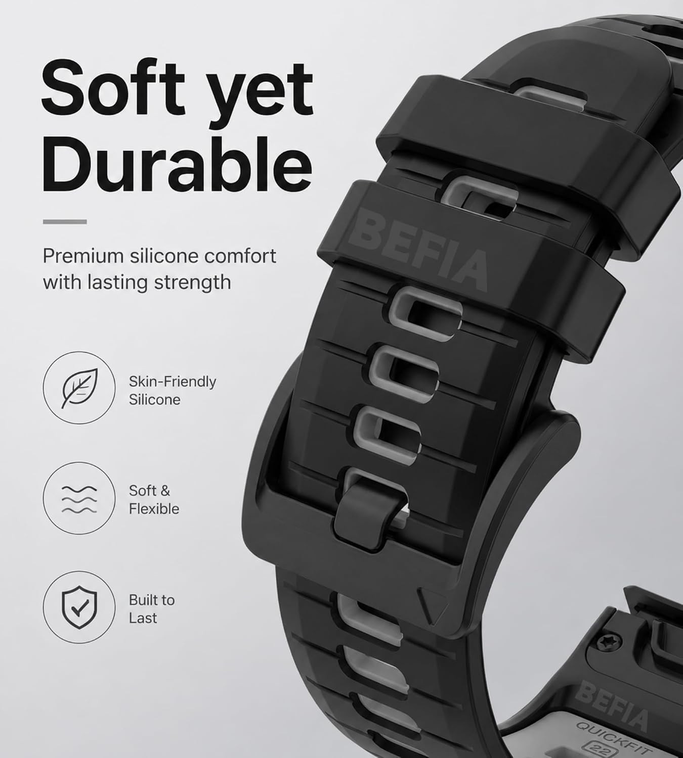 22Mm Quickfit Watch Bands for Garmin Fenix 8 47Mm 7 Pro Sapphire Solar 6 5 Epix