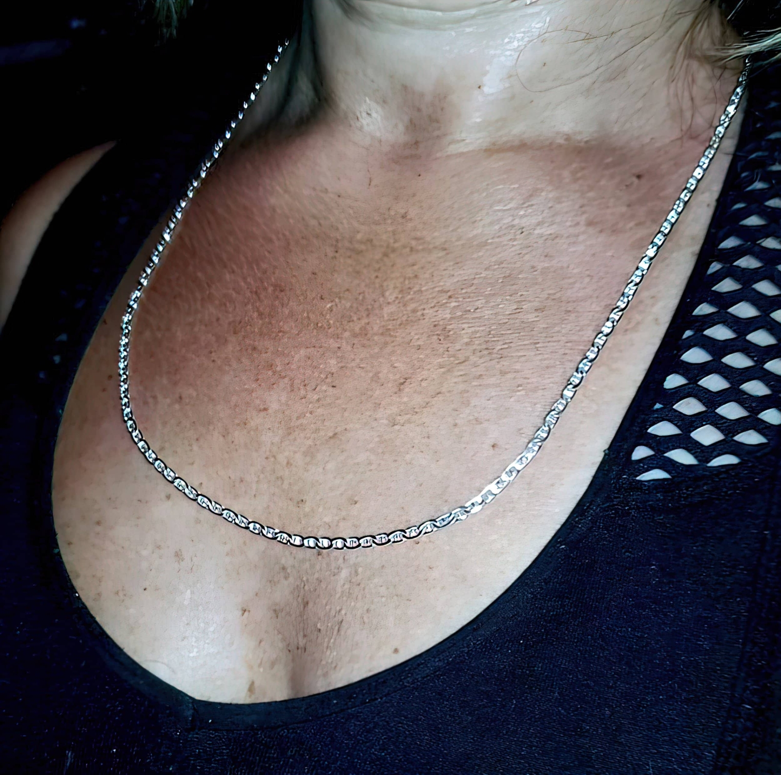 Italian Made Mariner Link Chain 080-3.0MM .925 SOLID Sterling Silver Necklace