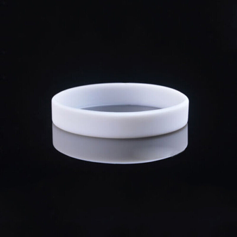 10 Pcs Silicone Rubber Bracelet Solid Wristband, Blank Rubber Band, Multicolor