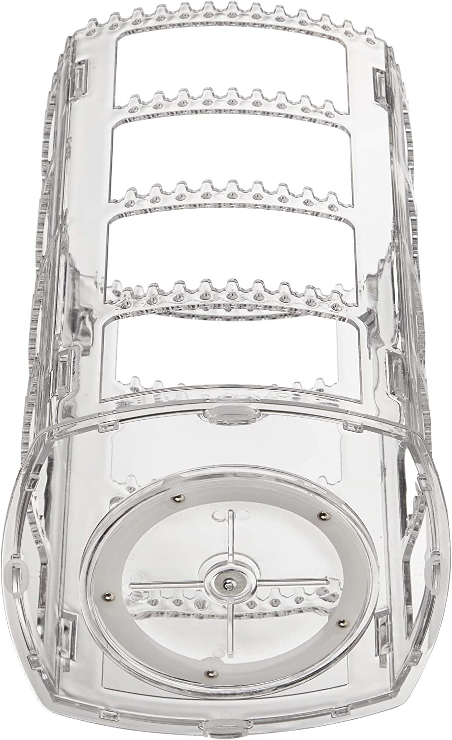 Sooyee 360 Rotating Earring Holder and Jewelry Organizer, 4 Tiers Jewelry Rack D
